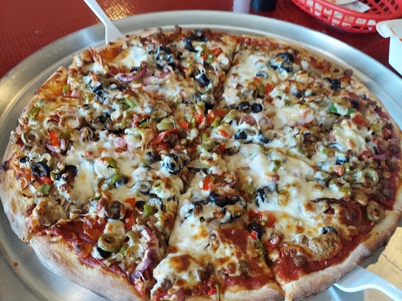 Blackjack Pizza food