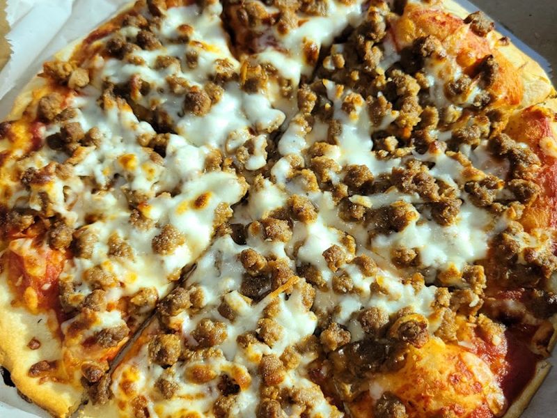 Blackjack Pizza food